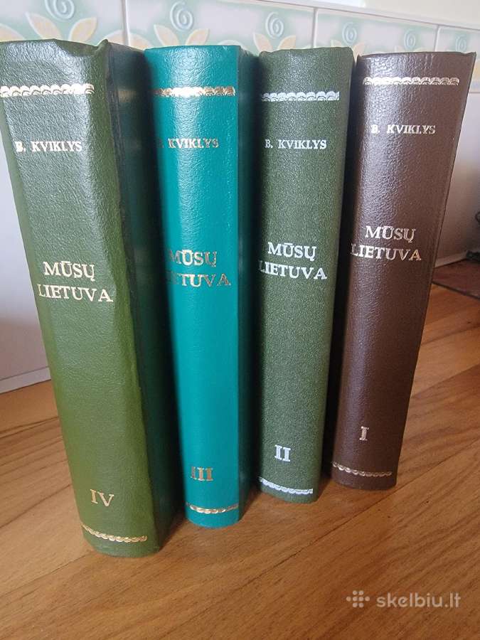 1989 m.br.kviklio enciklopedijos "Mūsų Lietuva"