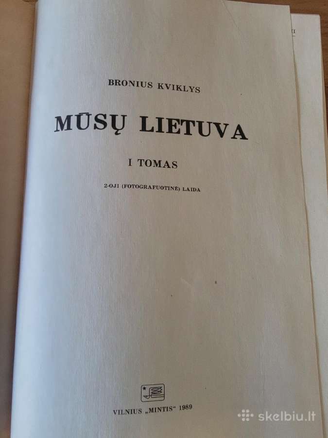 1989 m.br.kviklio enciklopedijos "Mūsų Lietuva" - nuotraukos Nr. 5