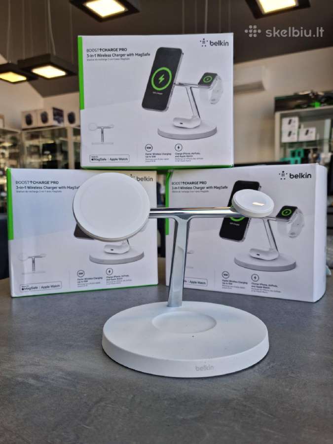 Įkroviklis Belkin Boostcharge Pro 3in1 Magsafe - nuotraukos Nr. 2