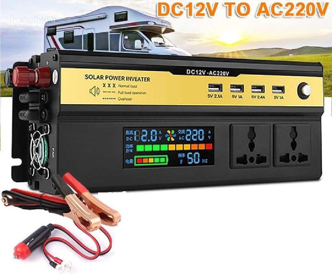 Daug modelių! Įtampos keitiklis 12v-220v 5000w - nuotraukos Nr. 7