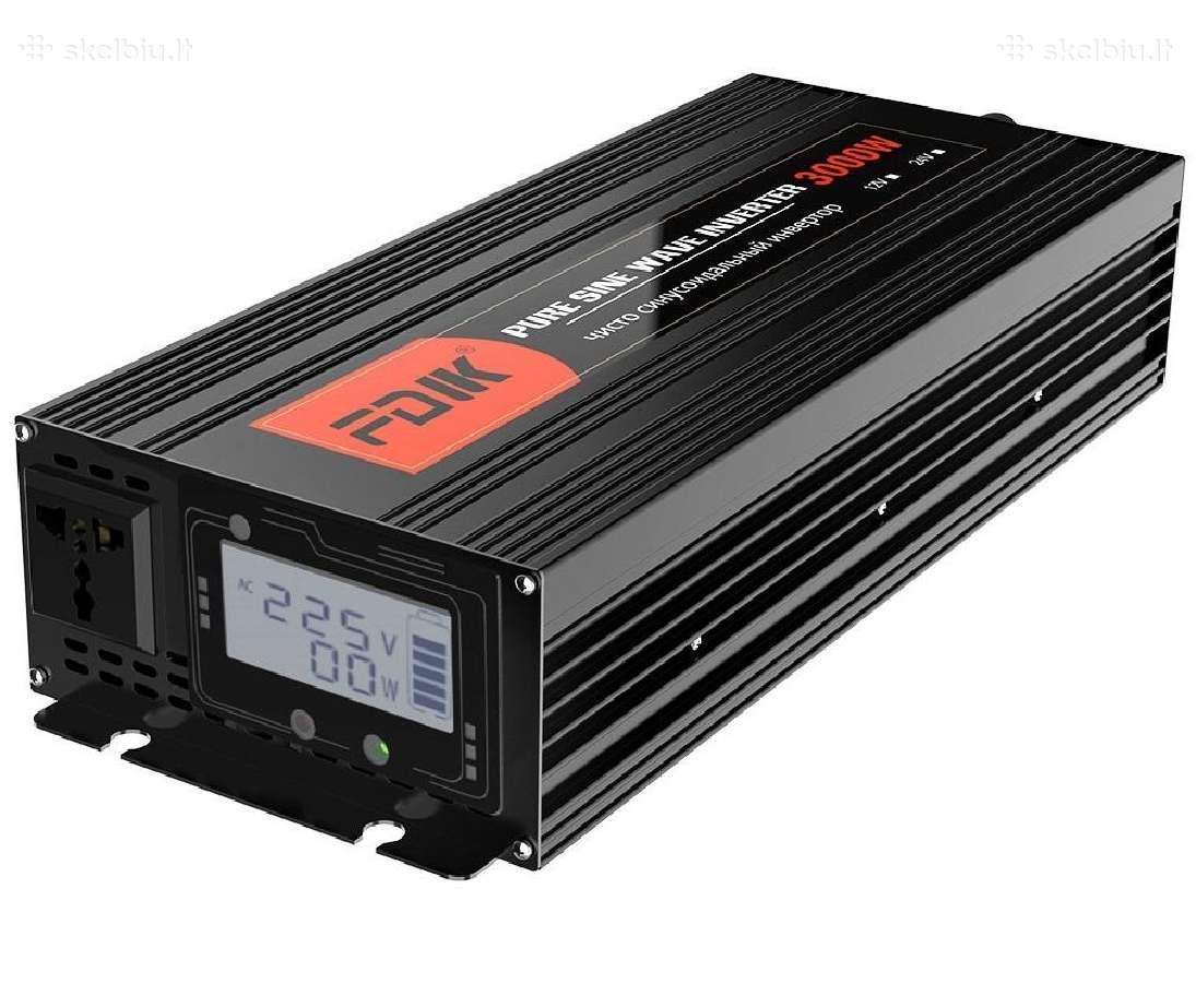 Daug modelių! Įtampos keitiklis 12v-220v 5000w - nuotraukos Nr. 8