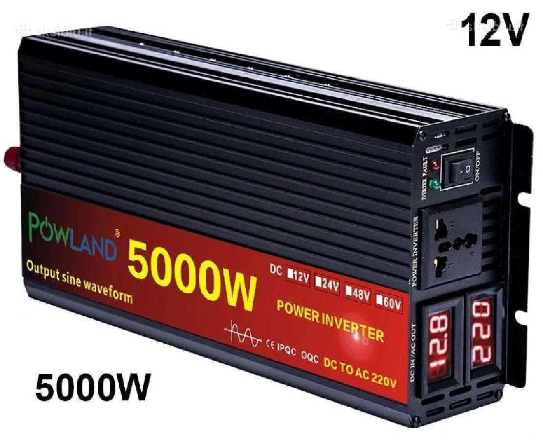 Daug modelių! Įtampos keitiklis 12v-220v 5000w - nuotraukos Nr. 2