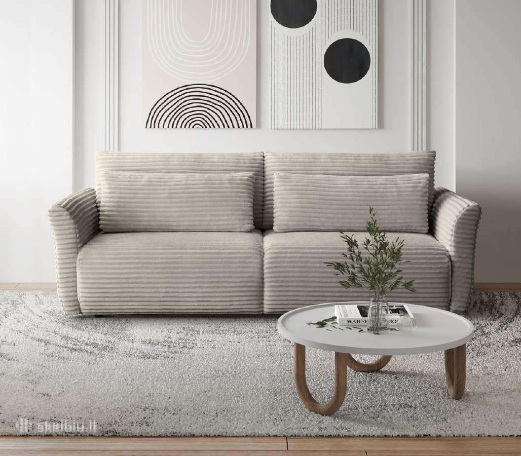 Minkšta sofa-lova su daiktadėže "Tamir"