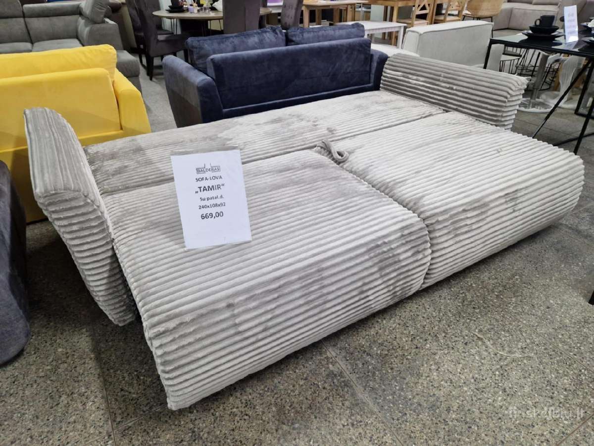 Minkšta sofa-lova su daiktadėže "Tamir" - nuotraukos Nr. 4