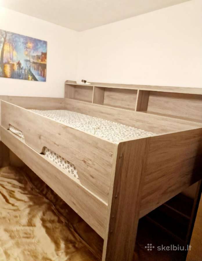 Dviaukštė vaikiška lova su čiužiniais - nuotraukos Nr. 7