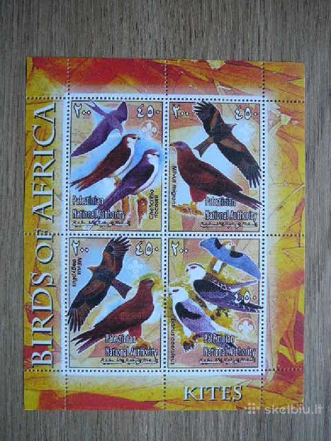 Pauksciai Palestina 2002 svarus pls26