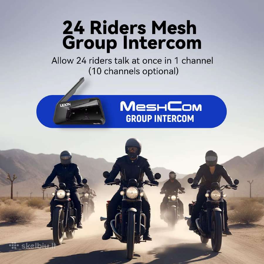 Lexin Mtx Meshcom (moto intercom) - nuotraukos Nr. 9