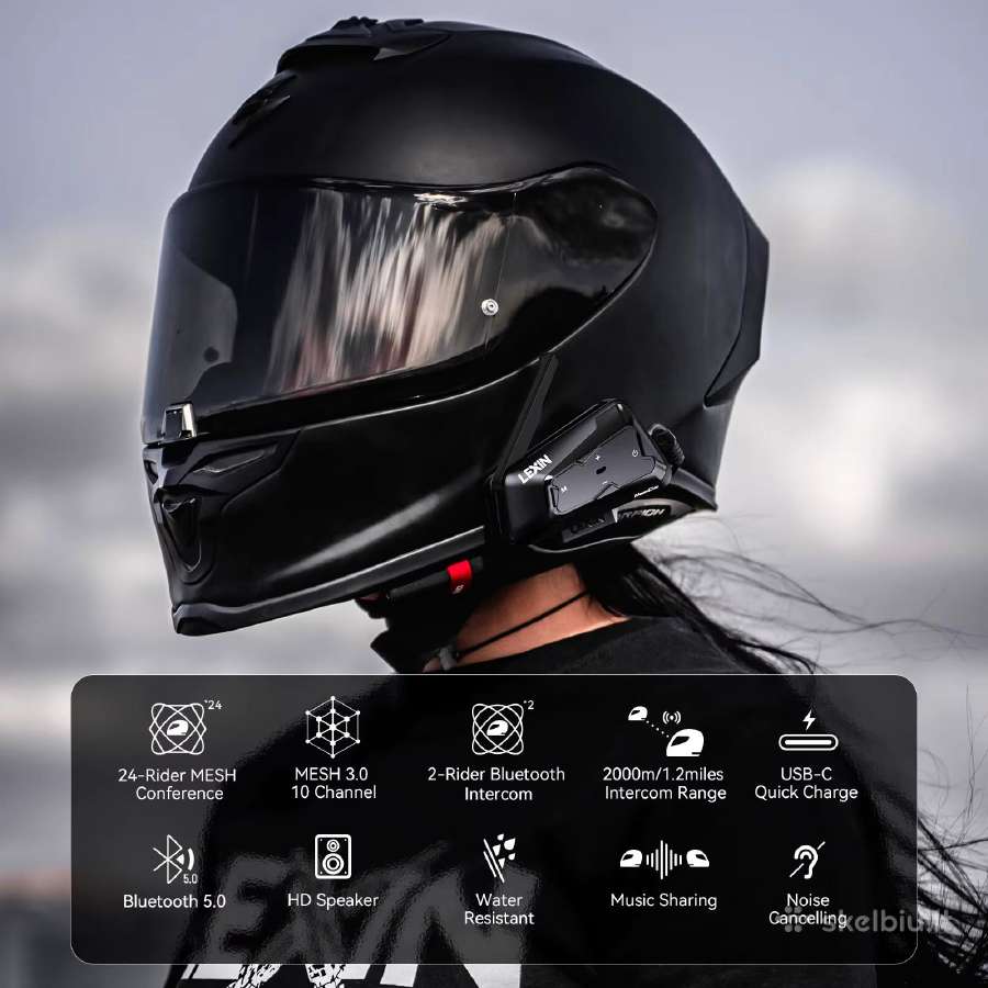 Lexin Mtx Meshcom (moto intercom) - nuotraukos Nr. 4