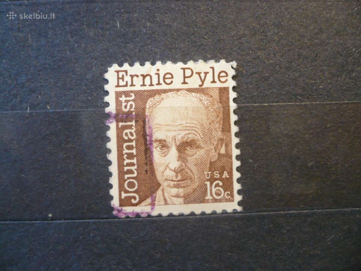 1971 Žymūs amerikiečiai – Ernie Pyle