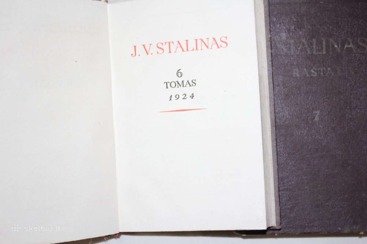 Stalino raštai 6-tas ir 7-tas tomai 1950 m. - nuotraukos Nr. 6