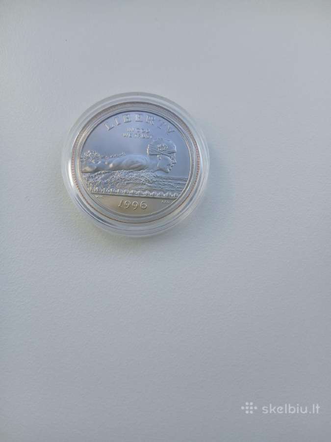 JAV 1996 S Olympics - Swimming Half Dollar Proof