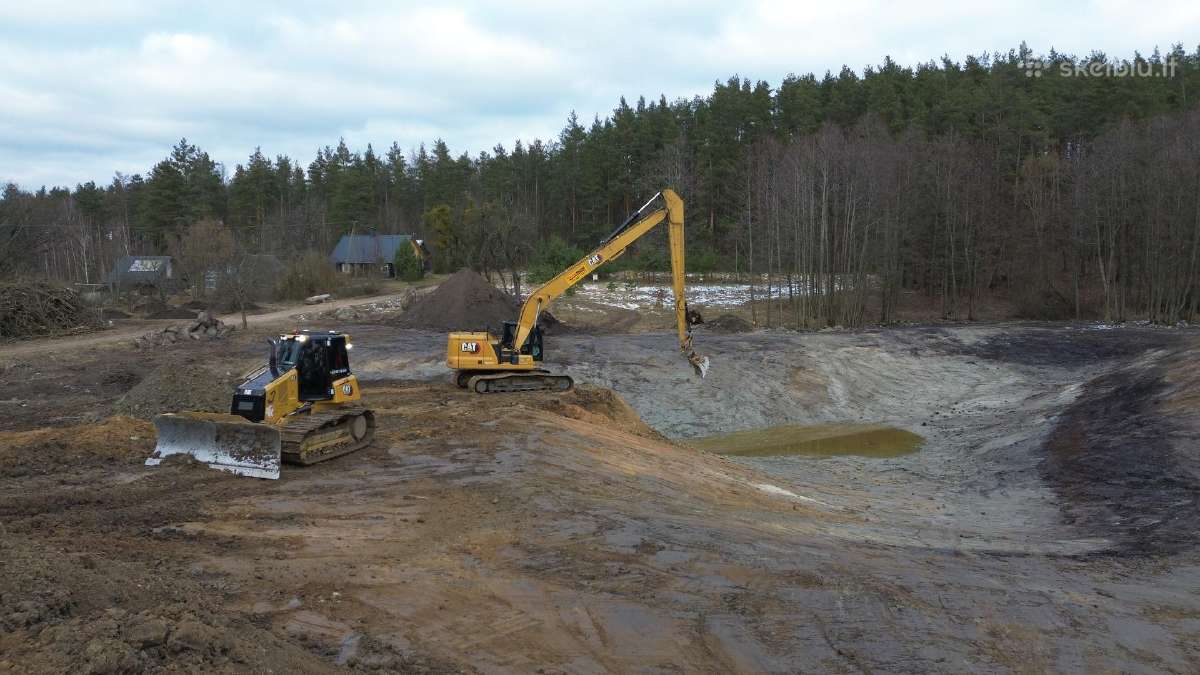 Balų prūdų tvenkinių kasimo lyginimo darbai. - nuotraukos Nr. 2