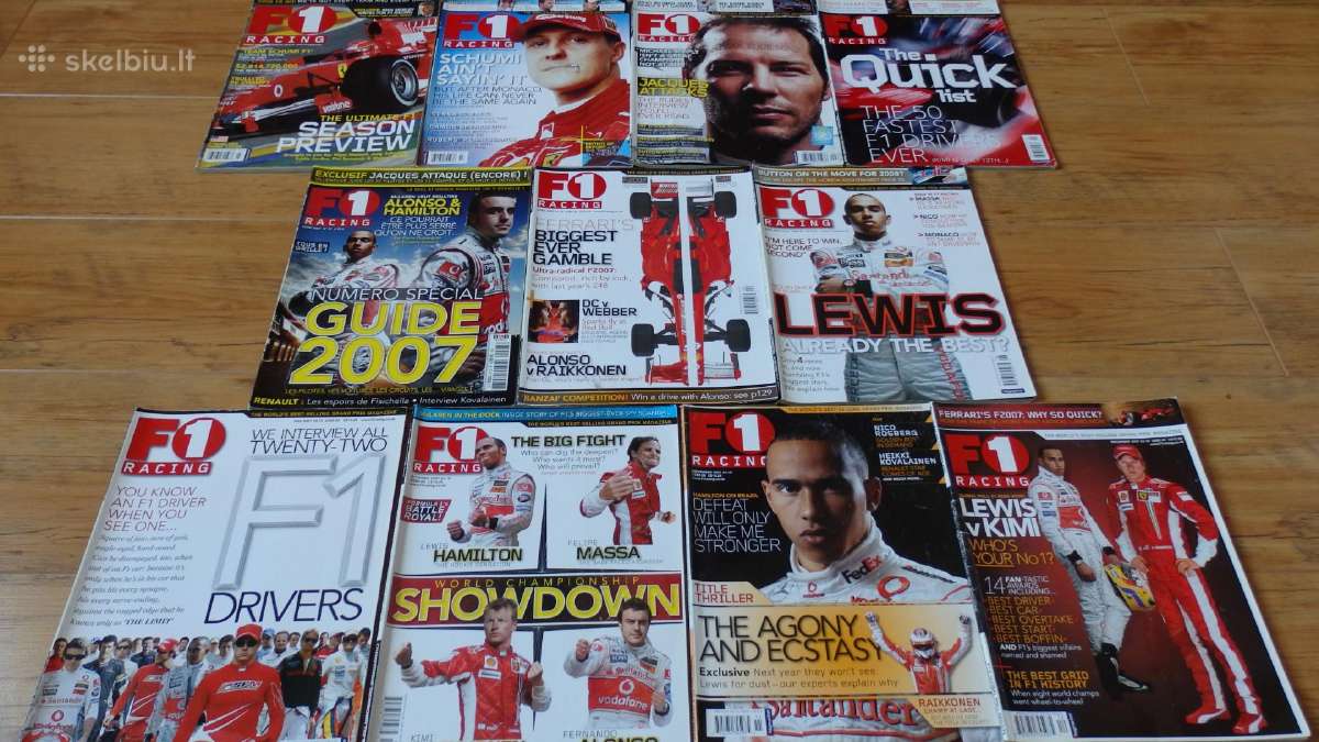 "F1 Racing" žurnalai 2006-2018