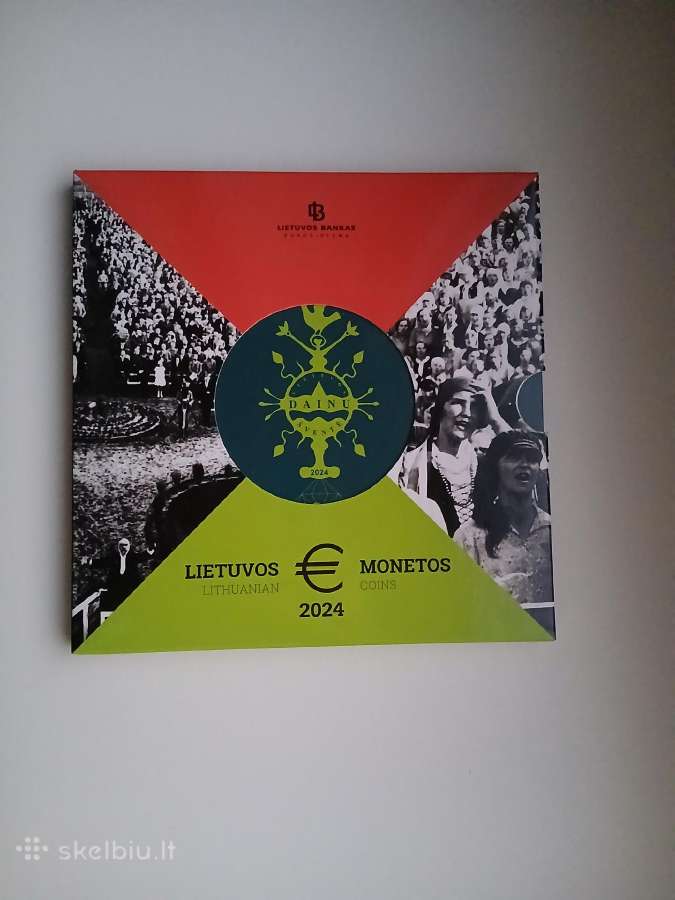 Dainų šventė Lietuvos monetos 2024