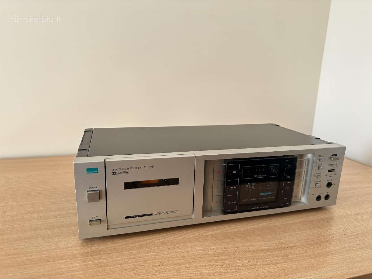 Sansui D-77f kasetinė deka - nuotraukos Nr. 2