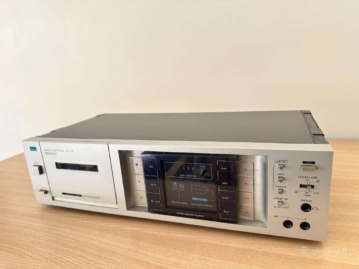 Sansui D-77f kasetinė deka - nuotraukos Nr. 3
