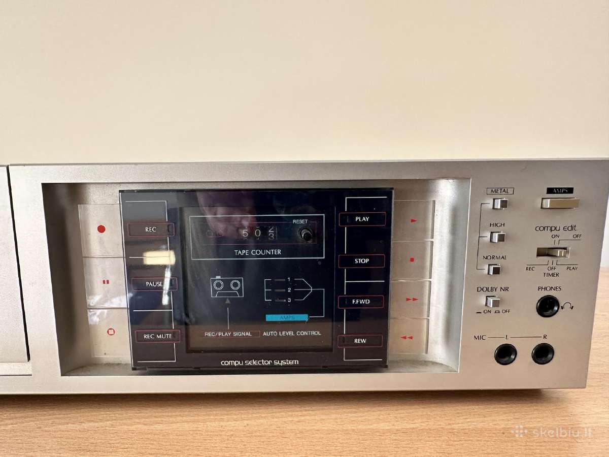 Sansui D-77f kasetinė deka - nuotraukos Nr. 7