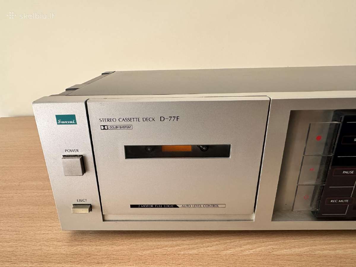 Sansui D-77f kasetinė deka - nuotraukos Nr. 5