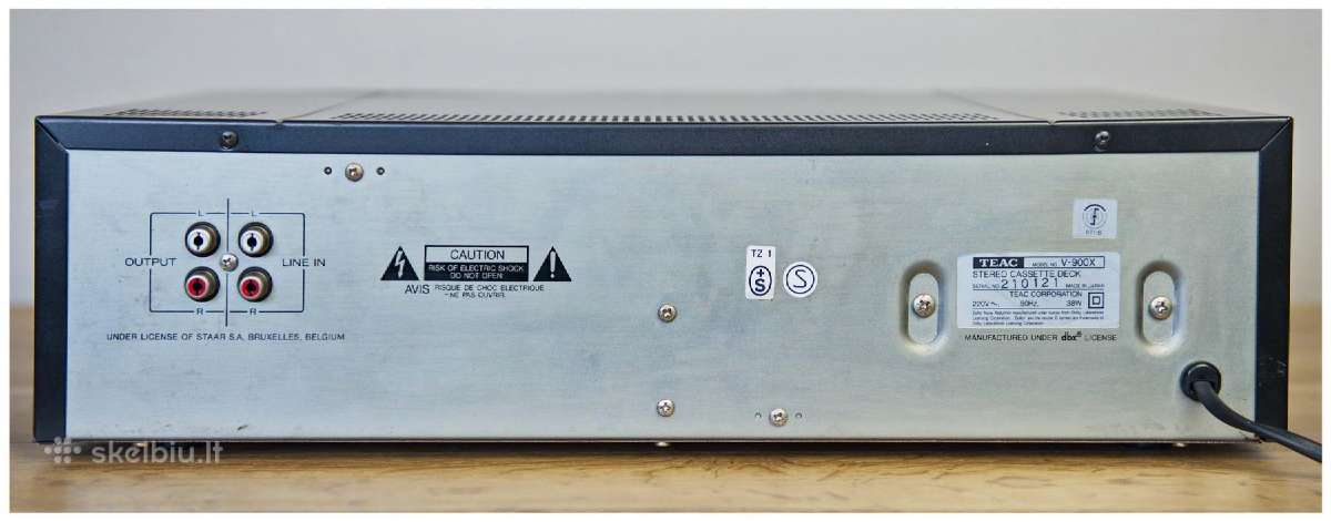 Kasetine deka Teac V-900x Revox H11 Sony Ta-f770es - nuotraukos Nr. 6