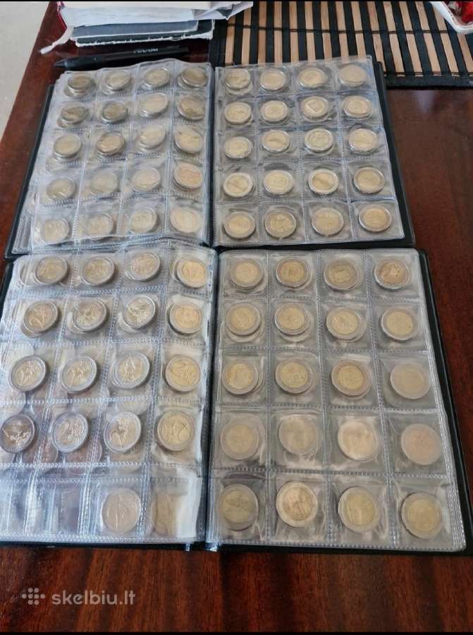 €2 monetos 445vnt. (Visos skirtingos) - nuotraukos Nr. 2