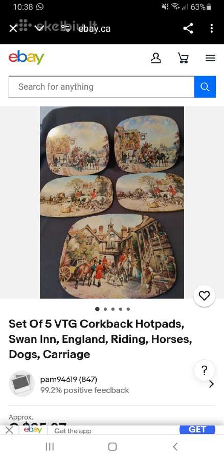 Vintage stalo padėkliukai - nuotraukos Nr. 11