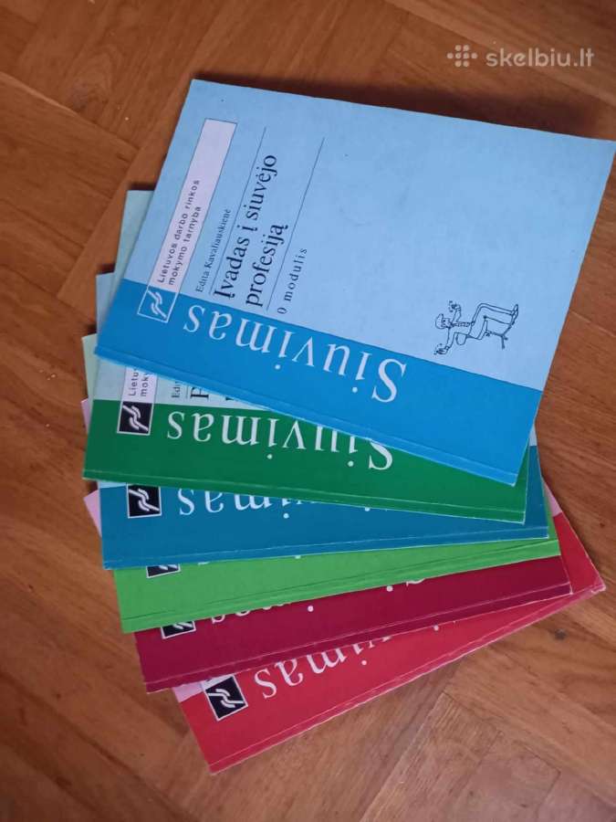 Siuvimo mokymo vadoveliu rinkinys - nuotraukos Nr. 2