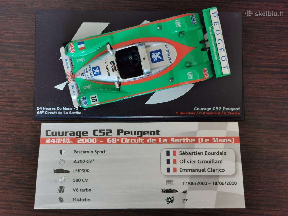 1:43 Courage C52 Peugeot 24h Le Mans 2000 - nuotraukos Nr. 5