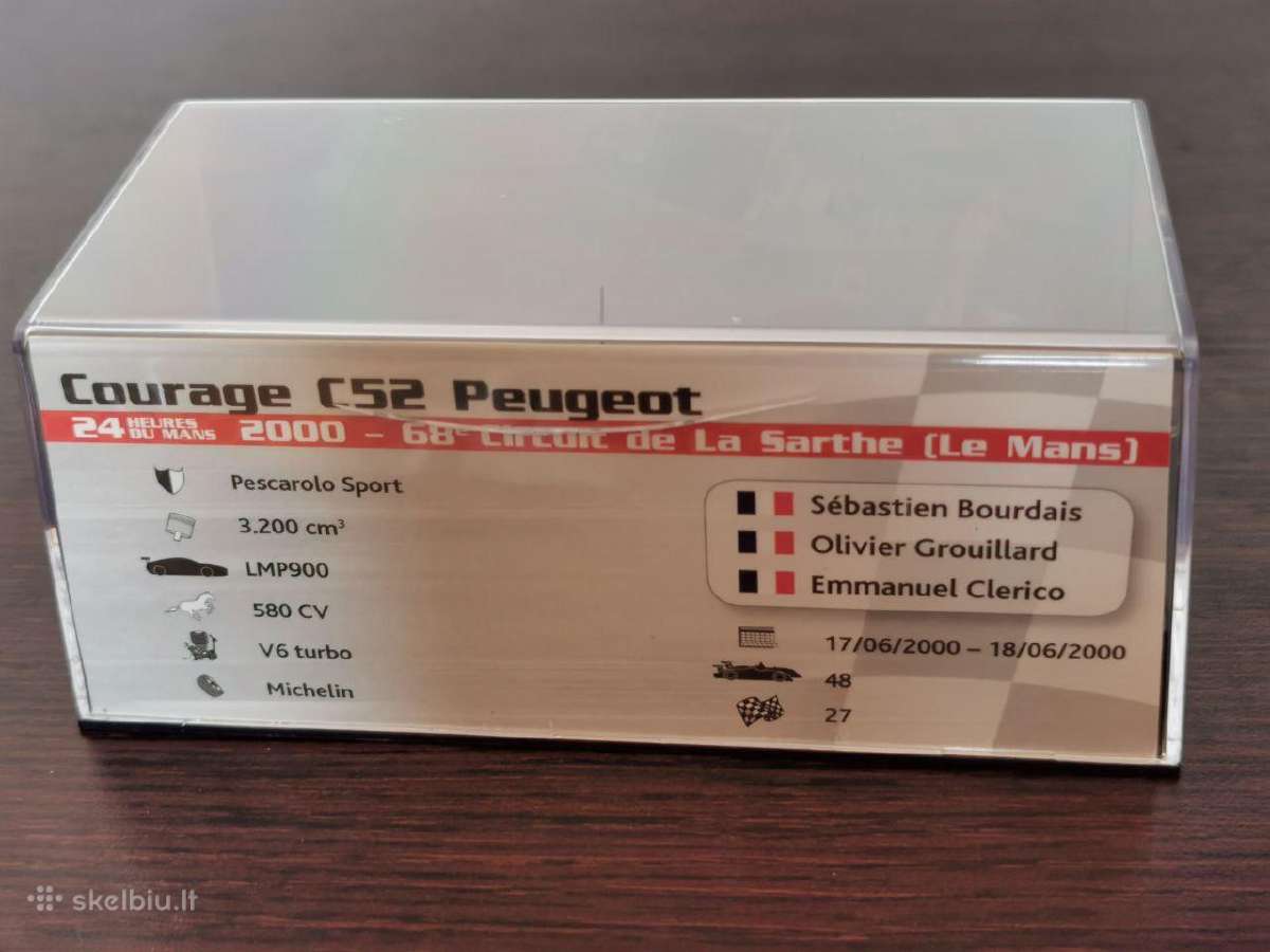 1:43 Courage C52 Peugeot 24h Le Mans 2000 - nuotraukos Nr. 6