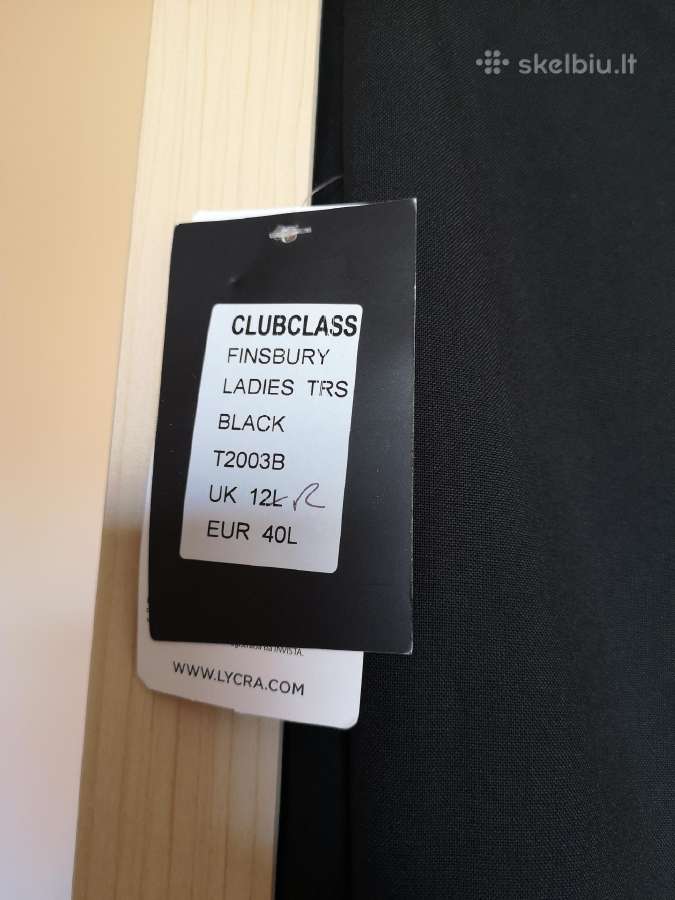 Clubclass naujos juodos klasikinės kelnės - nuotraukos Nr. 5