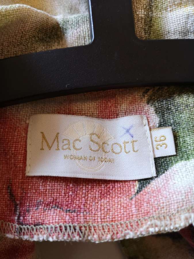 Mac Scott margas gėlėtas trumpas lininis švarkelis - nuotraukos Nr. 6