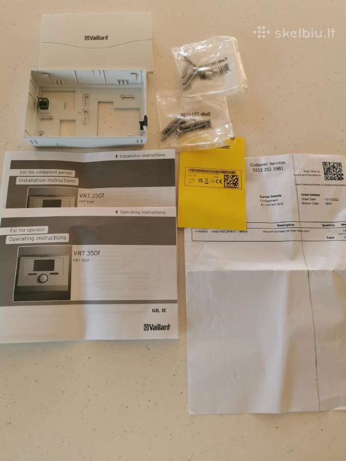 Vaillant temperatūros valdiklis Vrt350f - nuotraukos Nr. 3