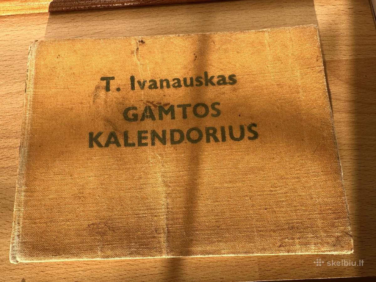 Gamtos kalendorius 1958 m