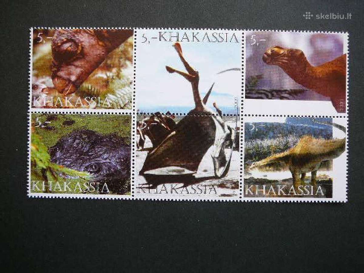 Dinozaurai Chakasija (R) 2003 svarus chk249