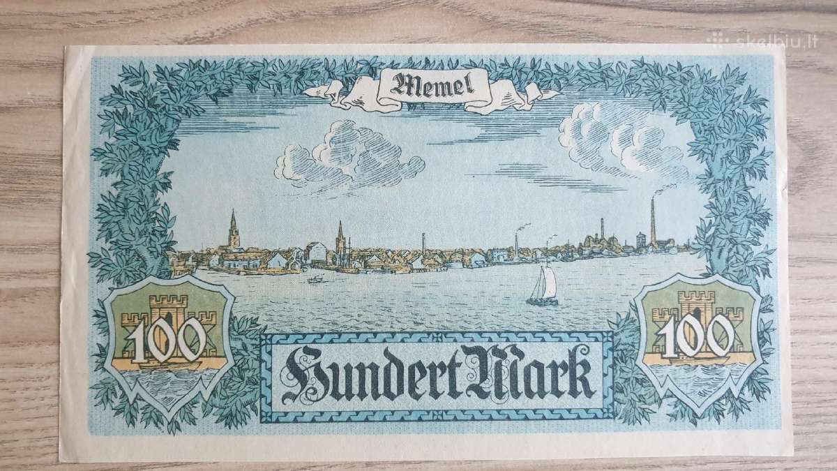 1922 metų 100 Memel markių
