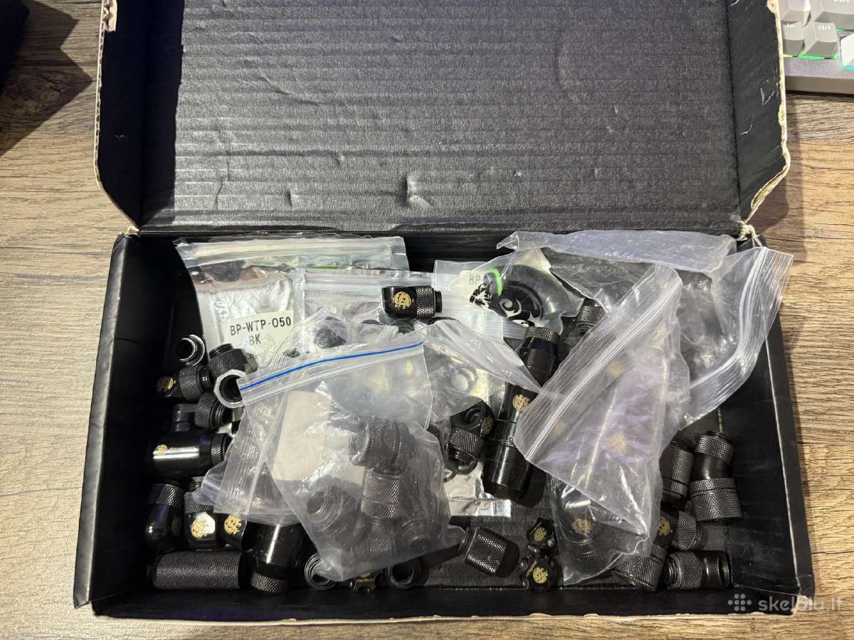 Bitspower watercooling fittings 16/10 matt black - nuotraukos Nr. 8