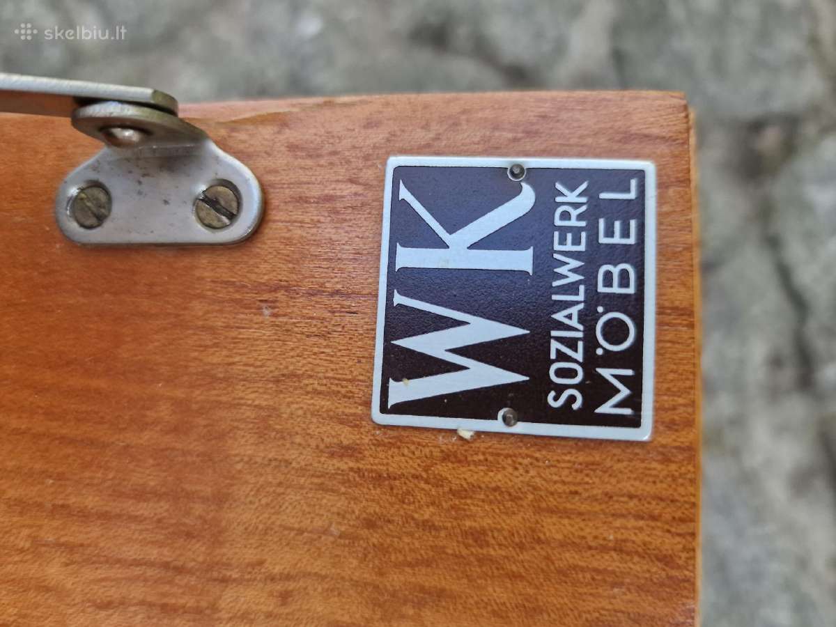 Vintažinės mid century spintelės prie lovos - nuotraukos Nr. 10