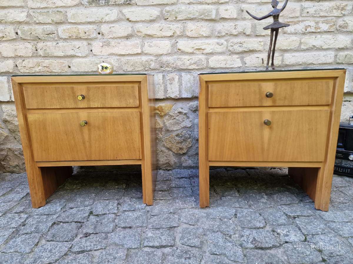 Vintažinės mid century spintelės prie lovos - nuotraukos Nr. 32