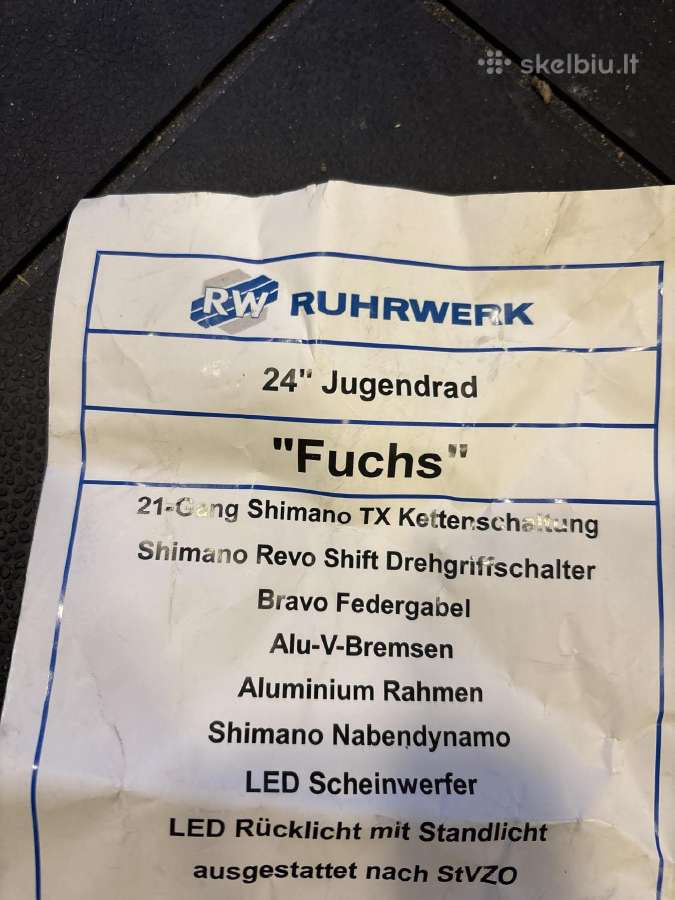 Dviratis Texo 24 - nuotraukos Nr. 6