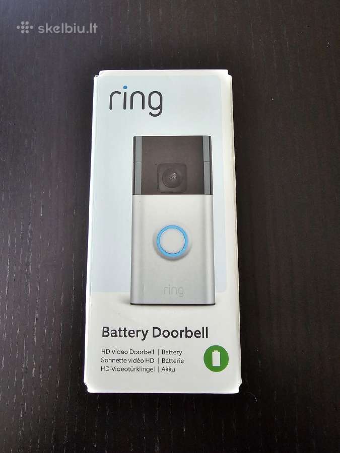 Ismanusis Ring Doorbell durų skambutis su kamera - nuotraukos Nr. 2