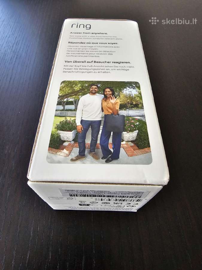 Ismanusis Ring Doorbell durų skambutis su kamera - nuotraukos Nr. 4