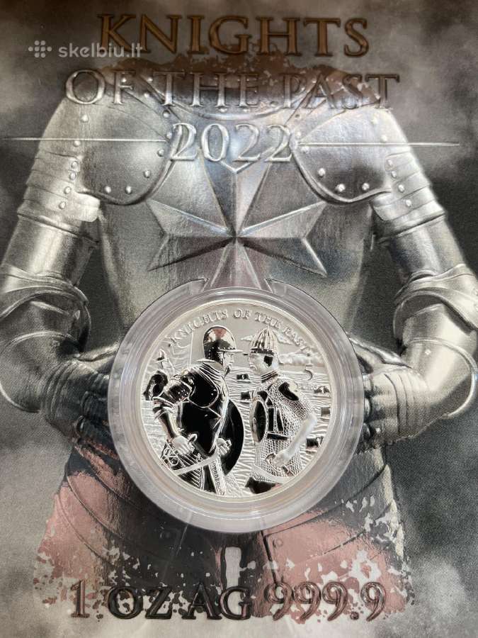 Knights of the Past 1oz 999 - nuotraukos Nr. 4