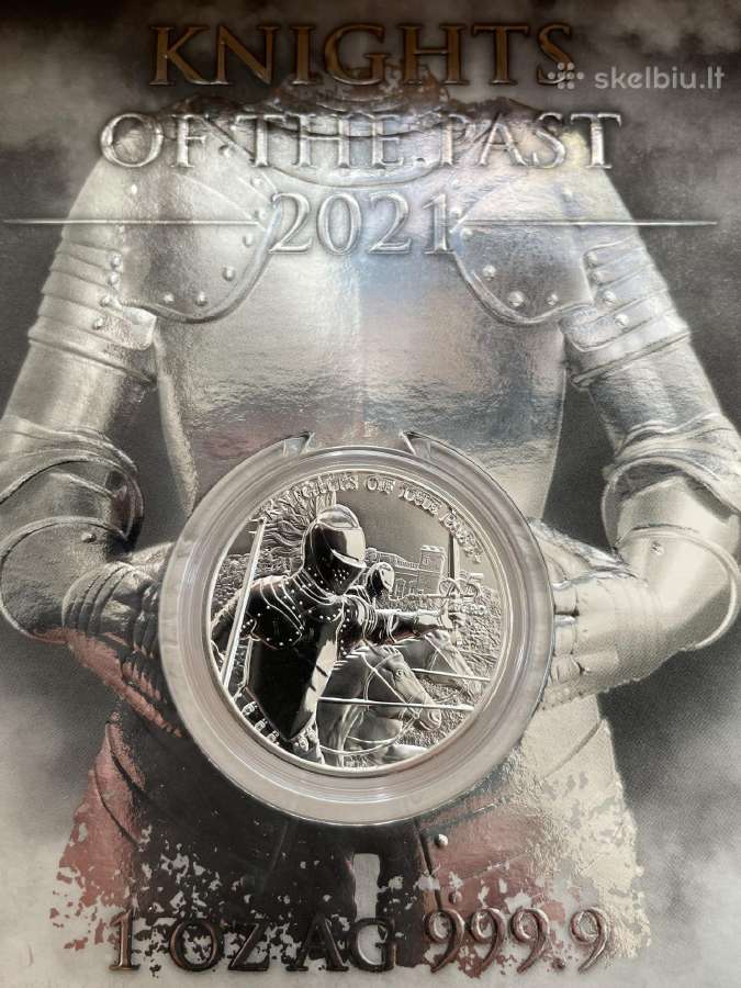 Knights of the Past 1oz 999 - nuotraukos Nr. 3