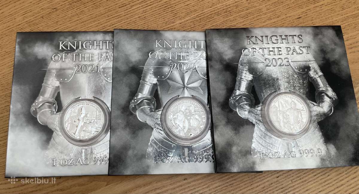 Knights of the Past 1oz 999 - nuotraukos Nr. 2