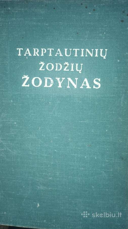 Tarptautinių žodžių žodynas