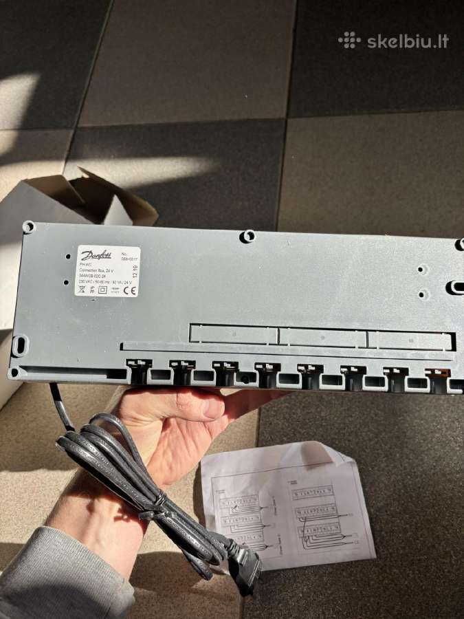Grindų šildymo valdiklis Danfoss, termo pavaros - nuotraukos Nr. 2