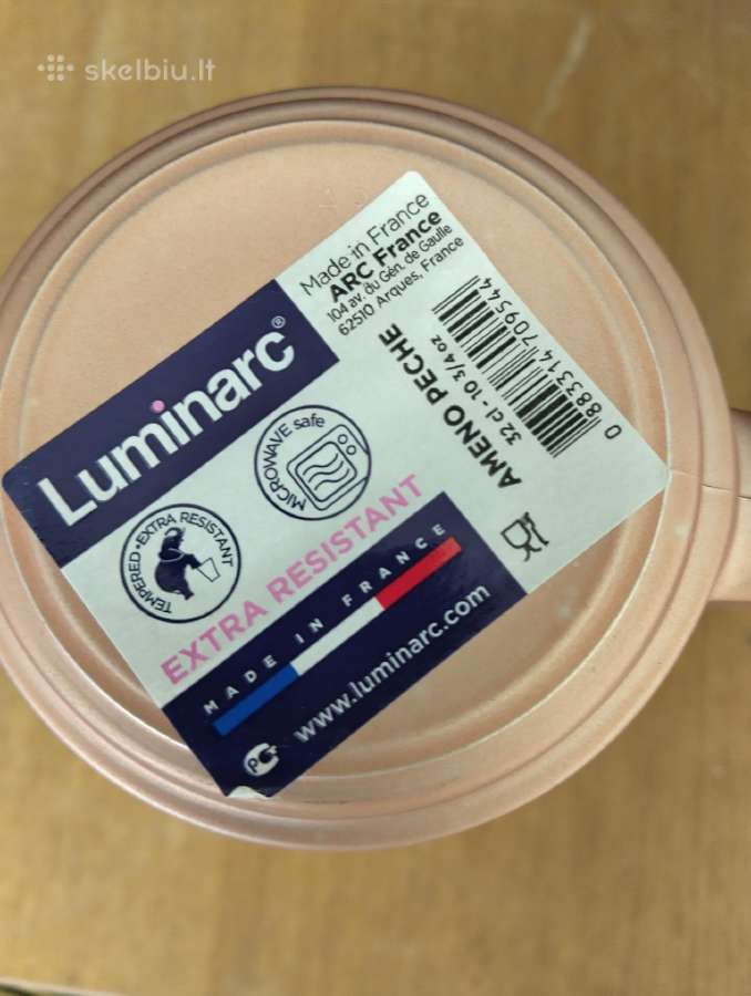 Naujas Luminarc stiklinis puodelis - nuotraukos Nr. 2