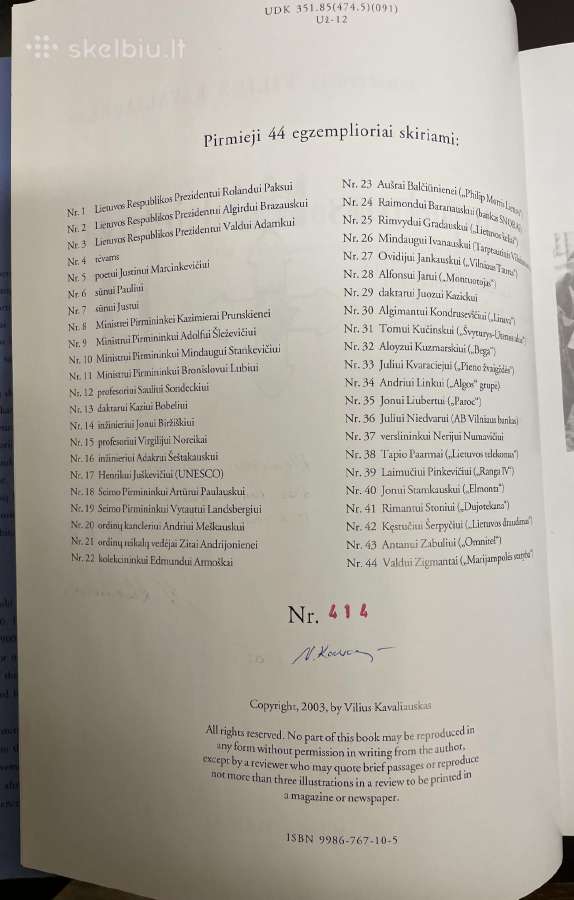 V.kavaliausko albumas bei apdovanojimų katalogas - nuotraukos Nr. 7