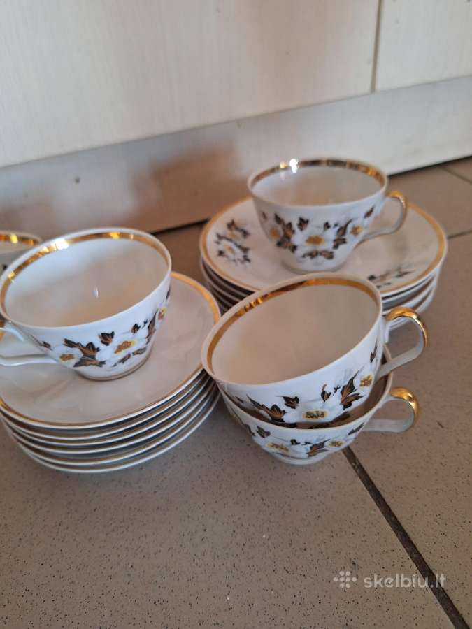 Latvijos porcelianas,6vnt.komplektas