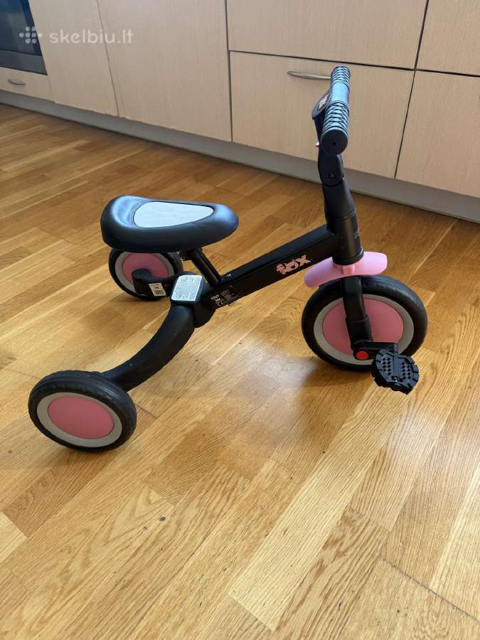 Triratukas-balansinis dviratukas Toyz Fox 2in1