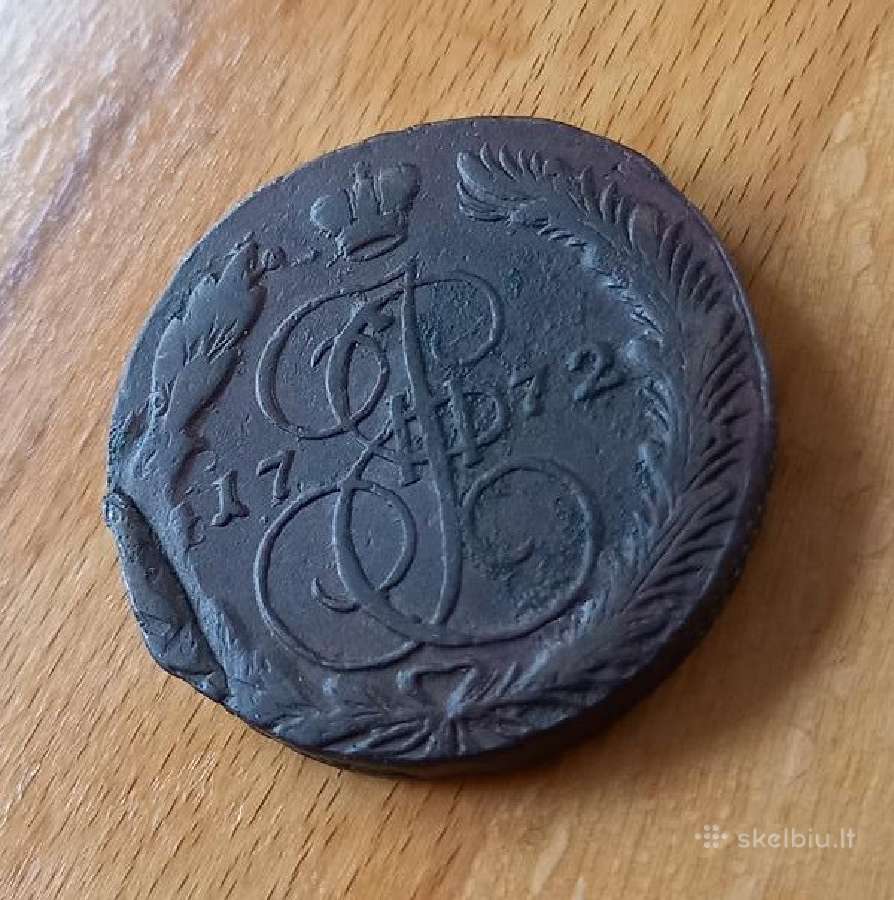 Rusija 1772 5 kapeikos - nuotraukos Nr. 2